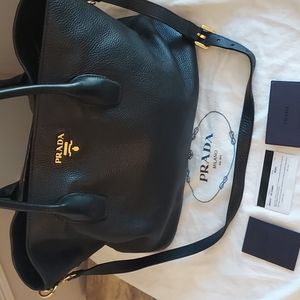 💕NEVER USED💕 PRADA VITELLO DAINO BN2317 LEATHER BAG